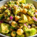 Chickpea Avocado Salad Lime