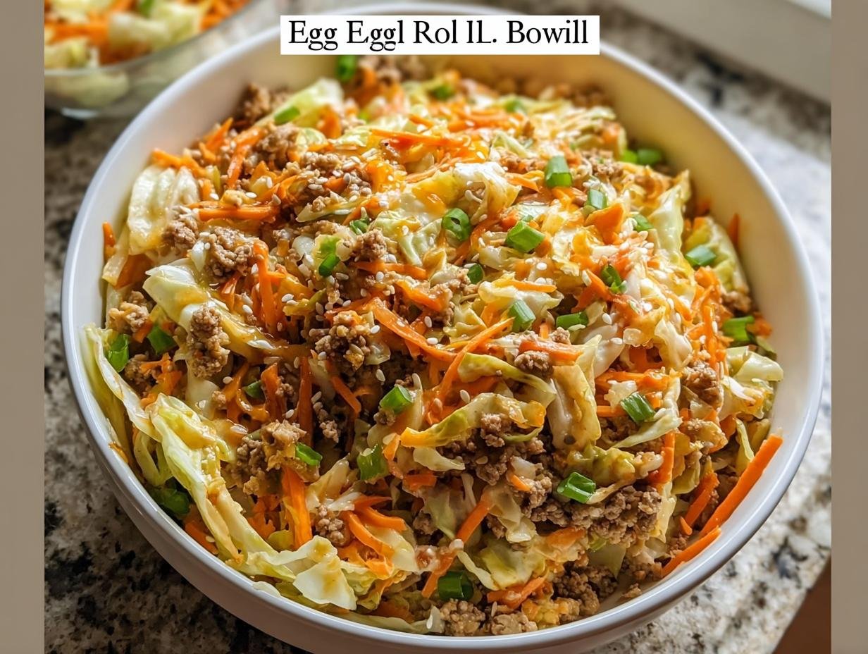 Egg Roll Bowl: 1 Amazing Flavor Secret - Egg Roll Bowl - additional detail