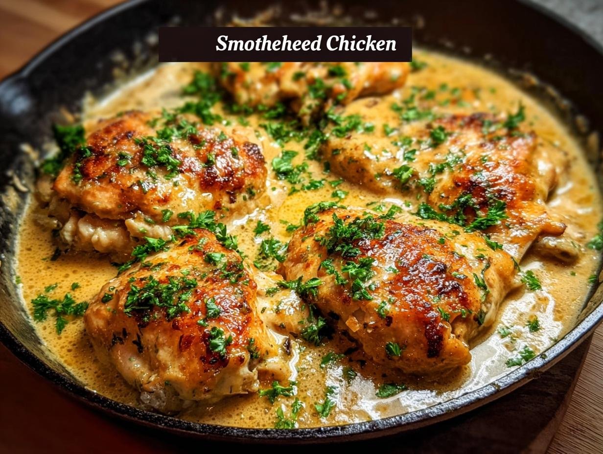 Smothered Chicken: Amazing 15-Min Gravy Recipe - Smothered Chicken - additional detail