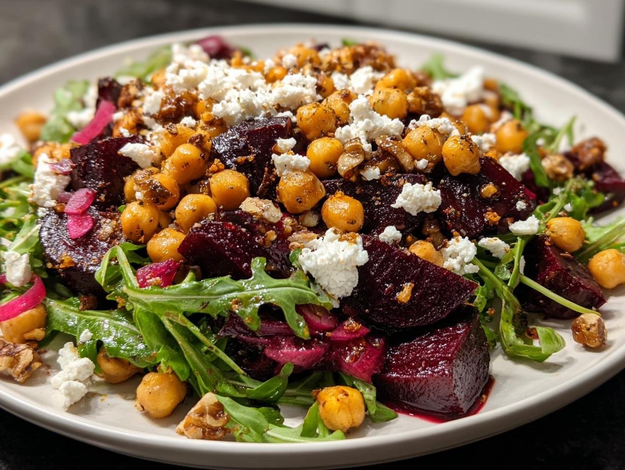 Arugula Beet Chickpea Salad: Amazing Flavor