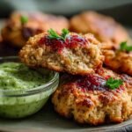 Baked Salmon Meatballs Avocado
