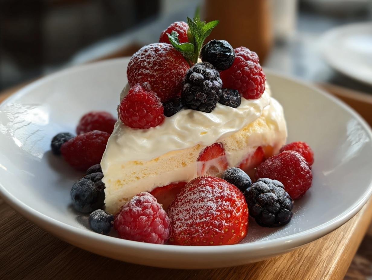 Bavarian Cream Berries: 2 Cups Bliss