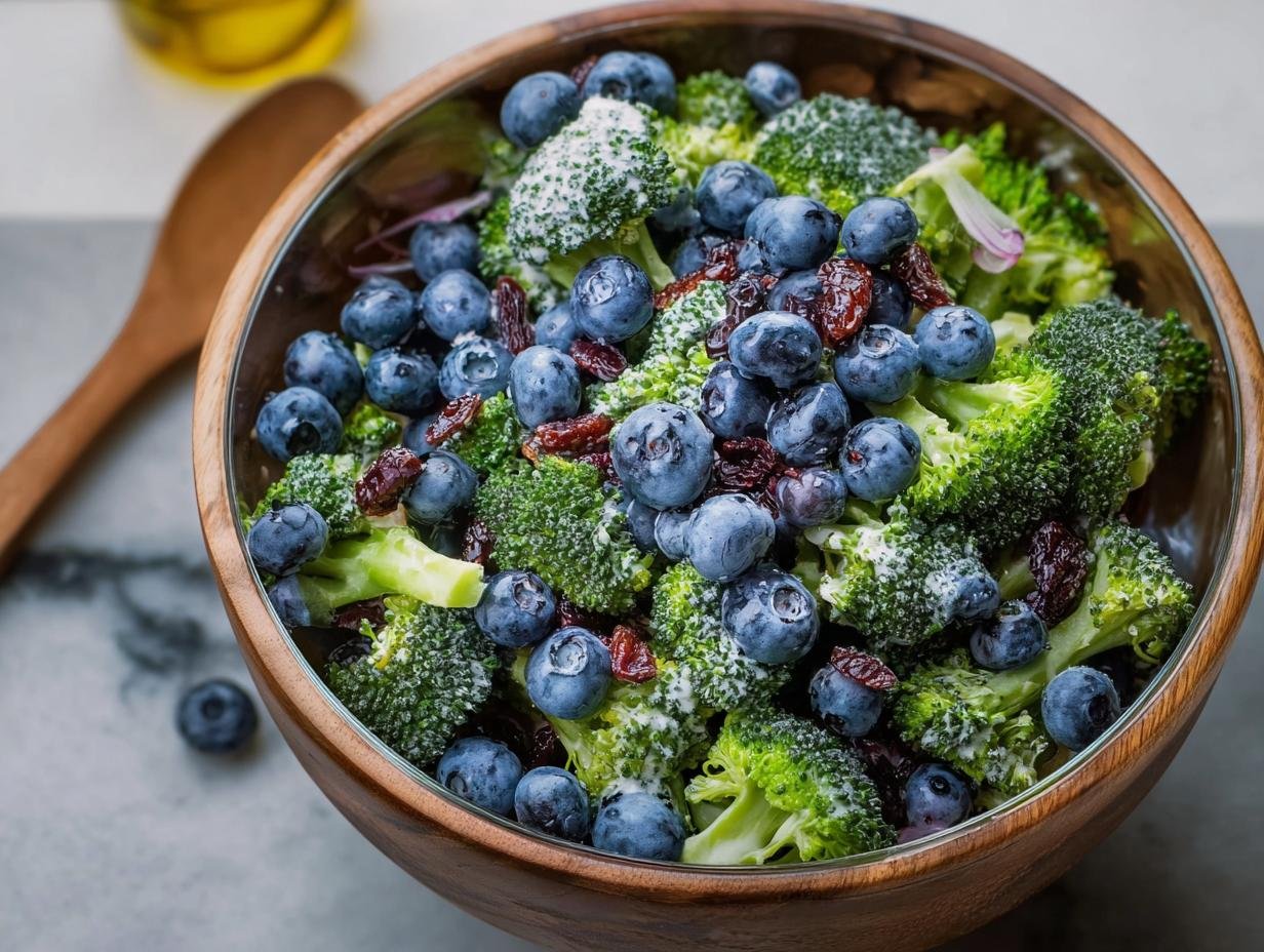 Broccoli Salad Blueberries: 1 AMAZING Twist - Broccoli Salad Blueberries - main visual representation