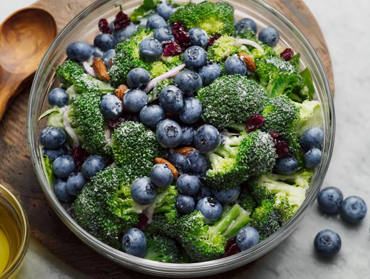 Broccoli Salad Blueberries: 1 AMAZING Twist - Broccoli Salad Blueberries - additional detail