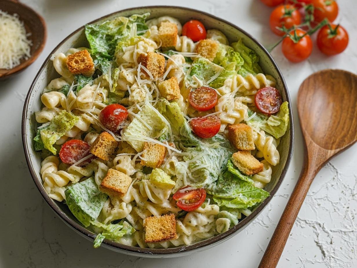 Caesar Pasta Salad: Your 1 Easy, Amazing Dish - Caesar Pasta Salad - additional detail