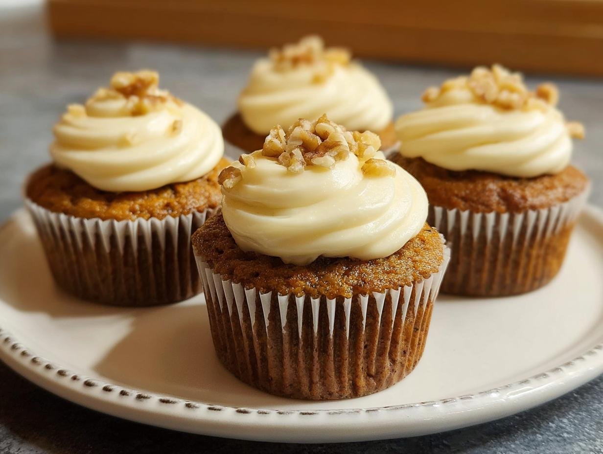 Amazing Carrot Cake Cupcakes: Moist & Flavorful - Carrot Cake Cupcakes - additional detail