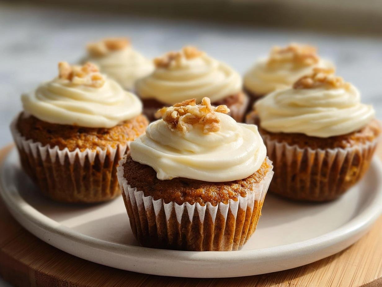 Amazing Carrot Cake Cupcakes: Moist & Flavorful - Carrot Cake Cupcakes - additional detail