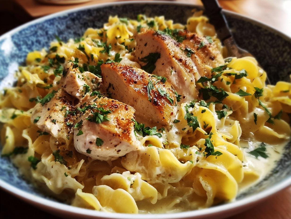 Chicken Buttered Noodles: 2 Easy Ways - Chicken Buttered Noodles - additional detail