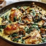 Chicken Spinach Mushroom