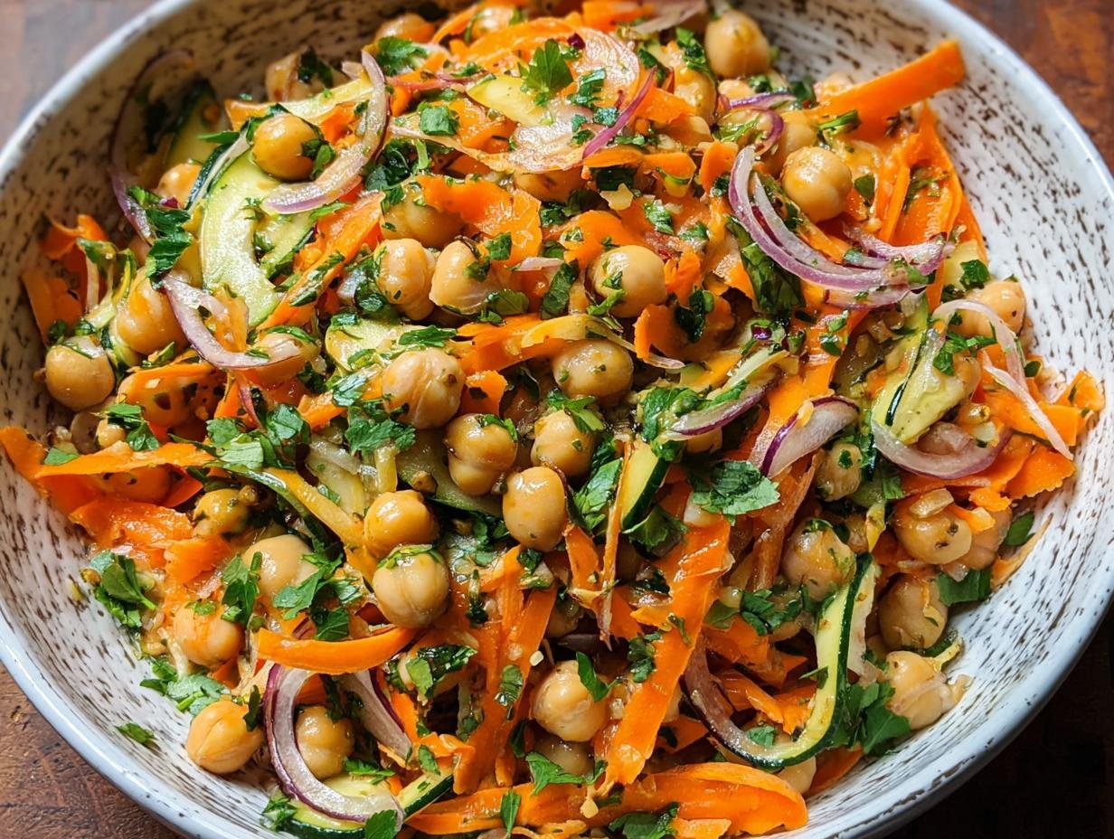 Chickpea Carrot Zucchini Salad: 1 Amazing Recipe - Chickpea Carrot Zucchini Salad - additional detail