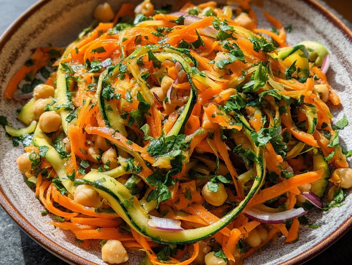 Chickpea Carrot Zucchini Salad: 1 Amazing Recipe - Chickpea Carrot Zucchini Salad - additional detail
