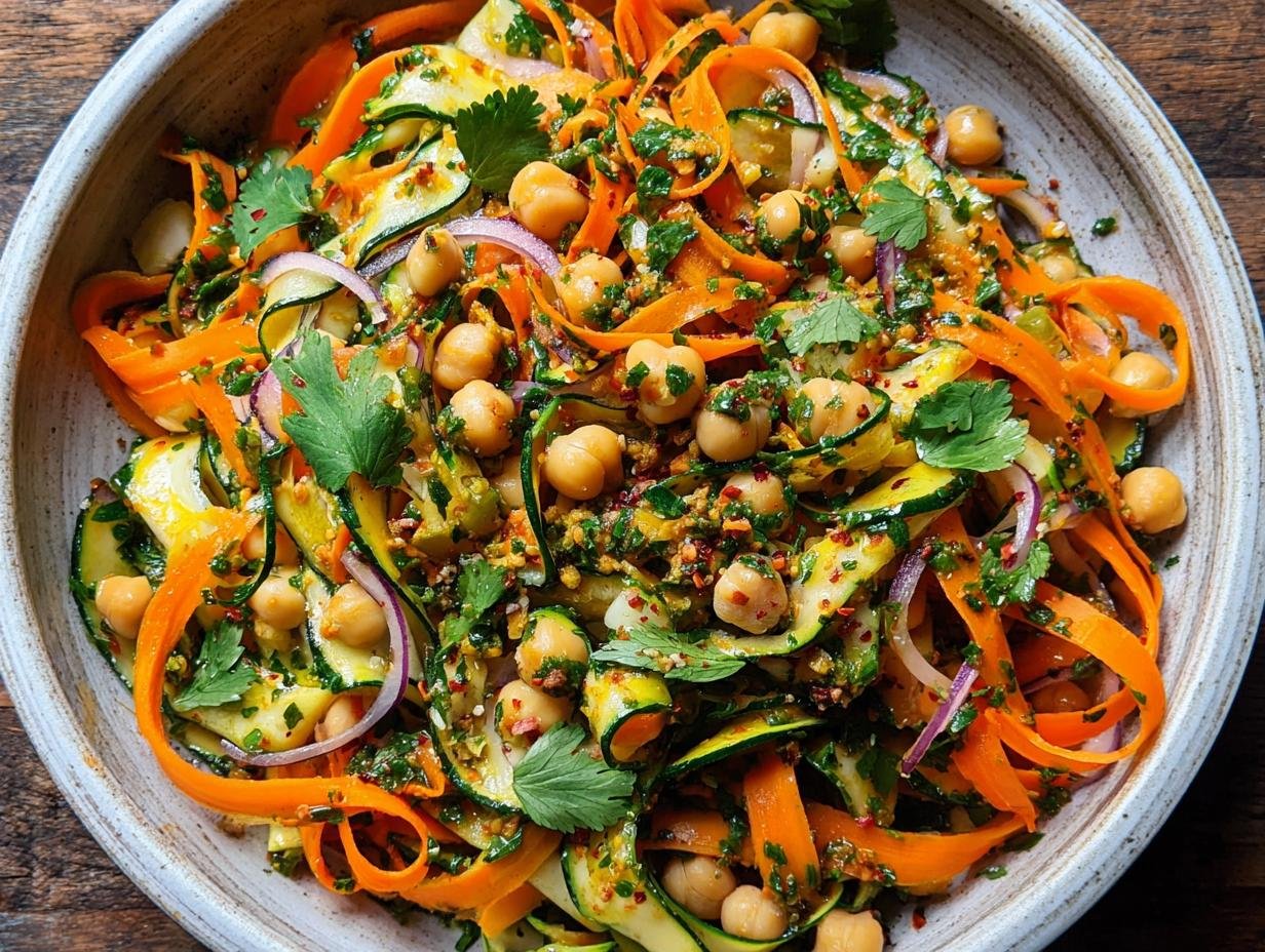 Chickpea Carrot Zucchini Salad: 1 Amazing Recipe