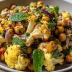 Chickpea Roasted Cauliflower Salad