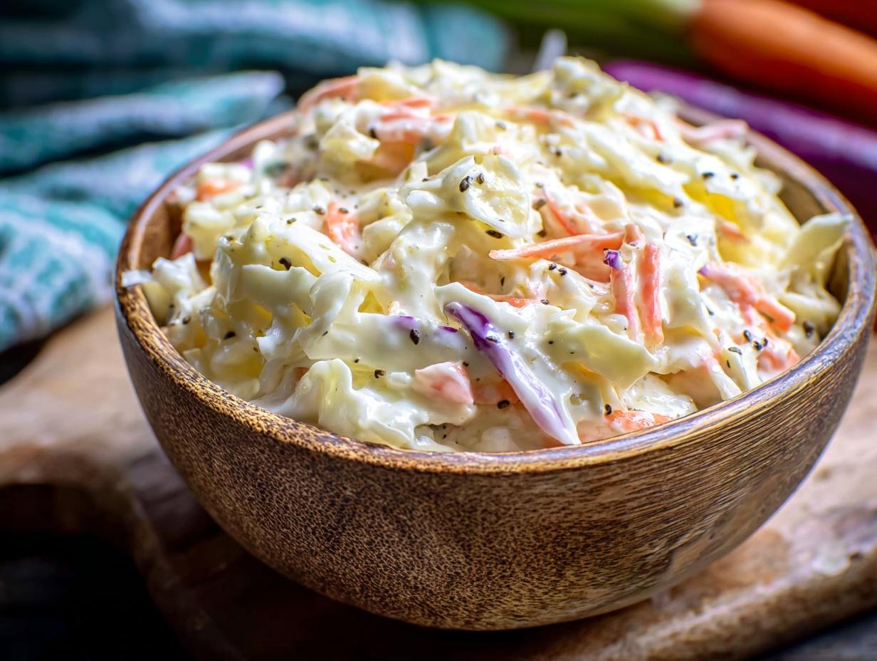 Coleslaw: Delicious 30-Minute Creamy Flavor - Coleslaw - additional detail