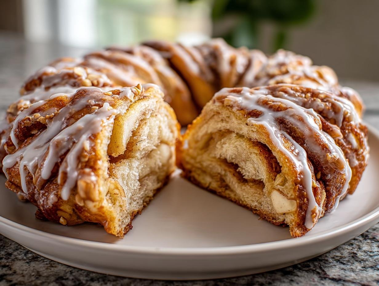 Cozy Apple Kringle: Wonderful Vanilla Glaze Recipe