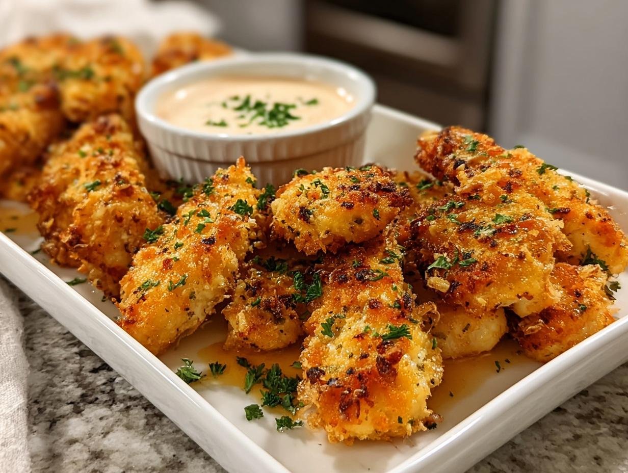 Crispy Buttered Ranch Chicken - ingredients laid out