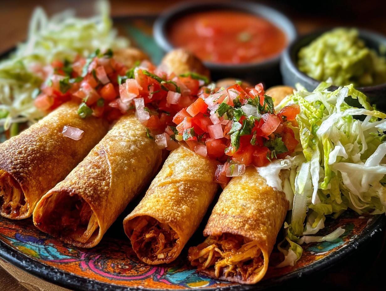Crispy Chicken Taquitos: 1 Secret Crunchy Bite