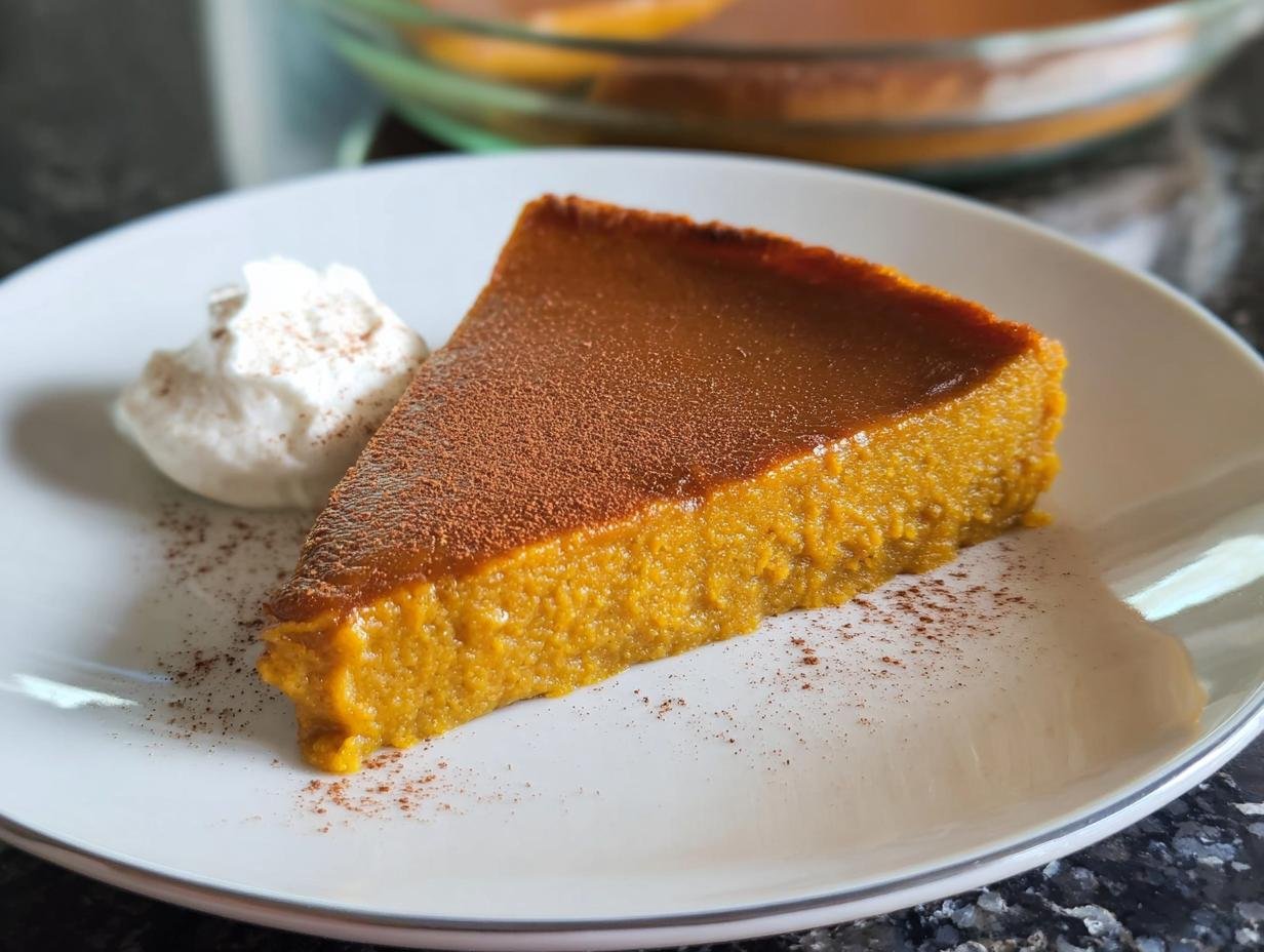 Crustless Pumpkin Pie: Wonderful 5-Star Recipe - Crustless Pumpkin Pie - additional detail