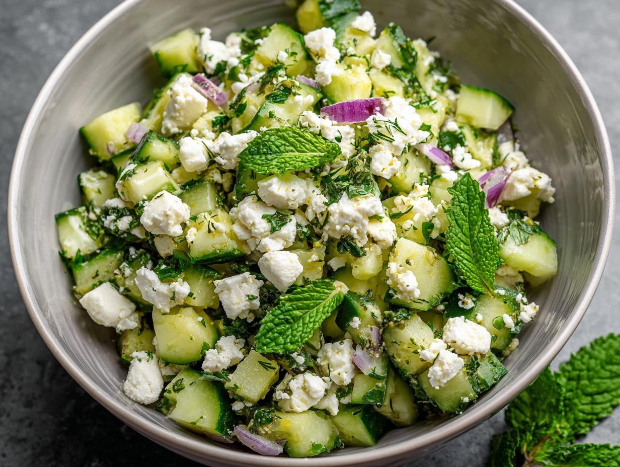 Cucumber Feta Salad: 7 Quick Tips - Fresh ingredients for a refreshing cucumber feta salad