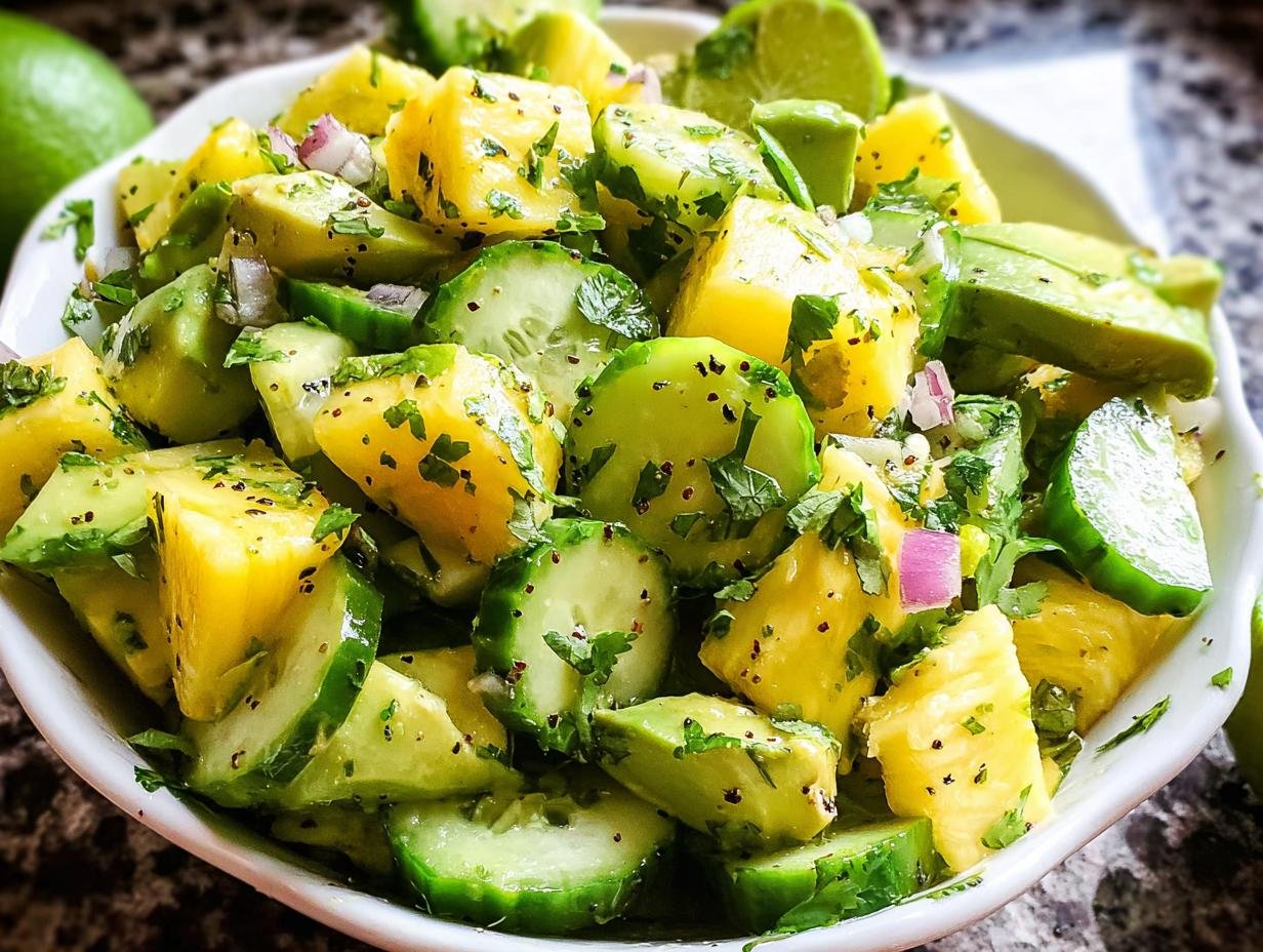 Cucumber Pineapple Salad: Astonishing Freshness
