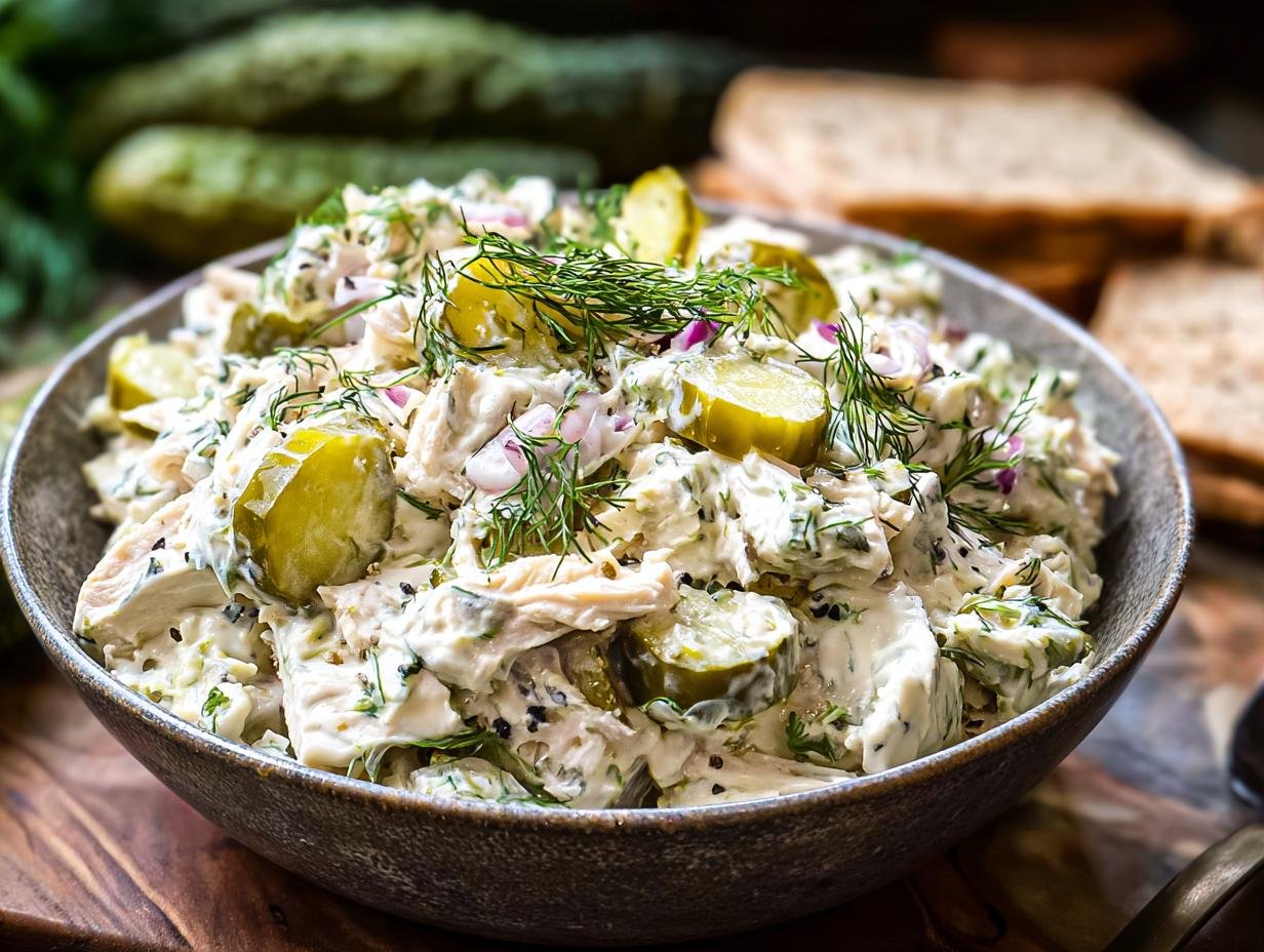 Delectable Dill Pickle Chicken Salad Perfection - Dill Pickle Chicken Salad - additional detail