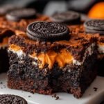 Halloween Oreo Brownies
