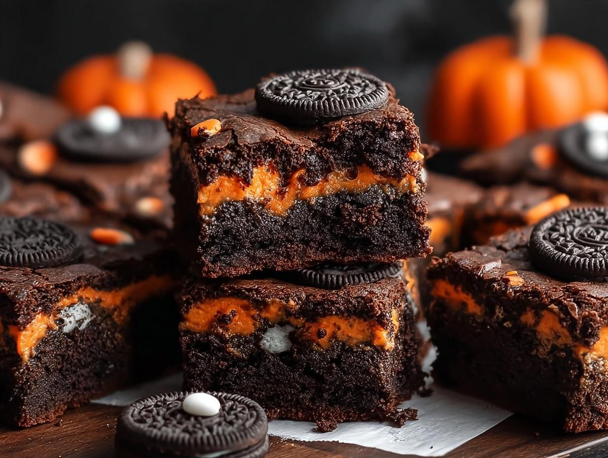 Perfect Halloween Oreo Brownies: 10 Fudgy Bites - Halloween Oreo Brownies - additional detail