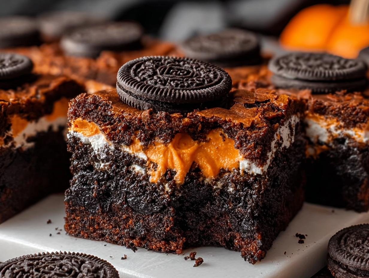 Perfect Halloween Oreo Brownies: 10 Fudgy Bites