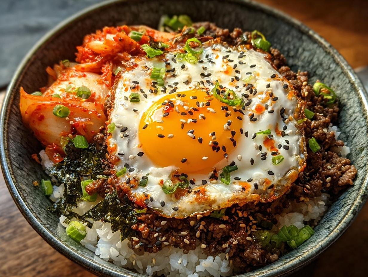 Korean Ground Beef Bowl