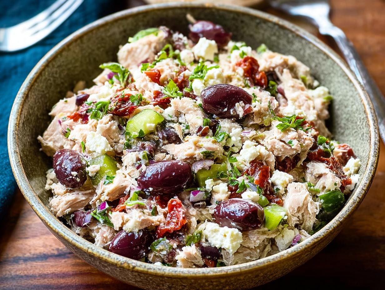 Amazing Mediterranean Tuna Salad: taste sunshine - Mediterranean Tuna Salad - main visual representation
