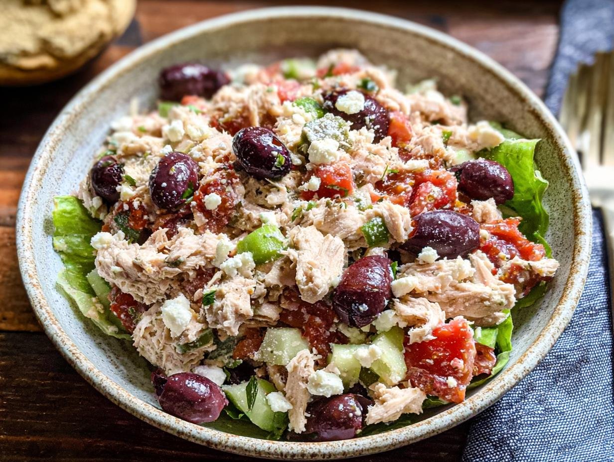Amazing Mediterranean Tuna Salad: taste sunshine