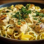 One Pan Chicken Noodles