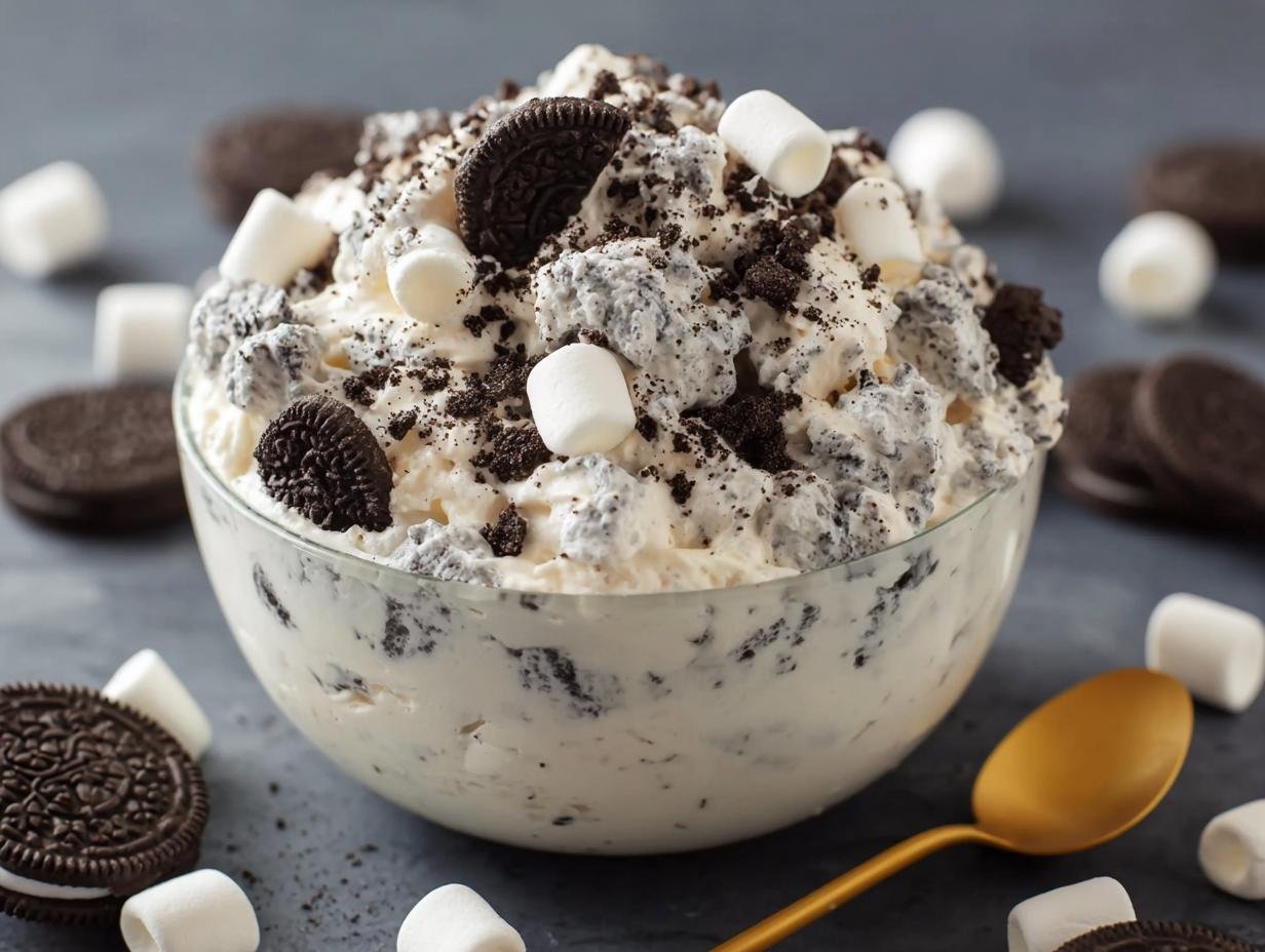 Oreo Fluff Salad: 10 Minute Dream Dessert