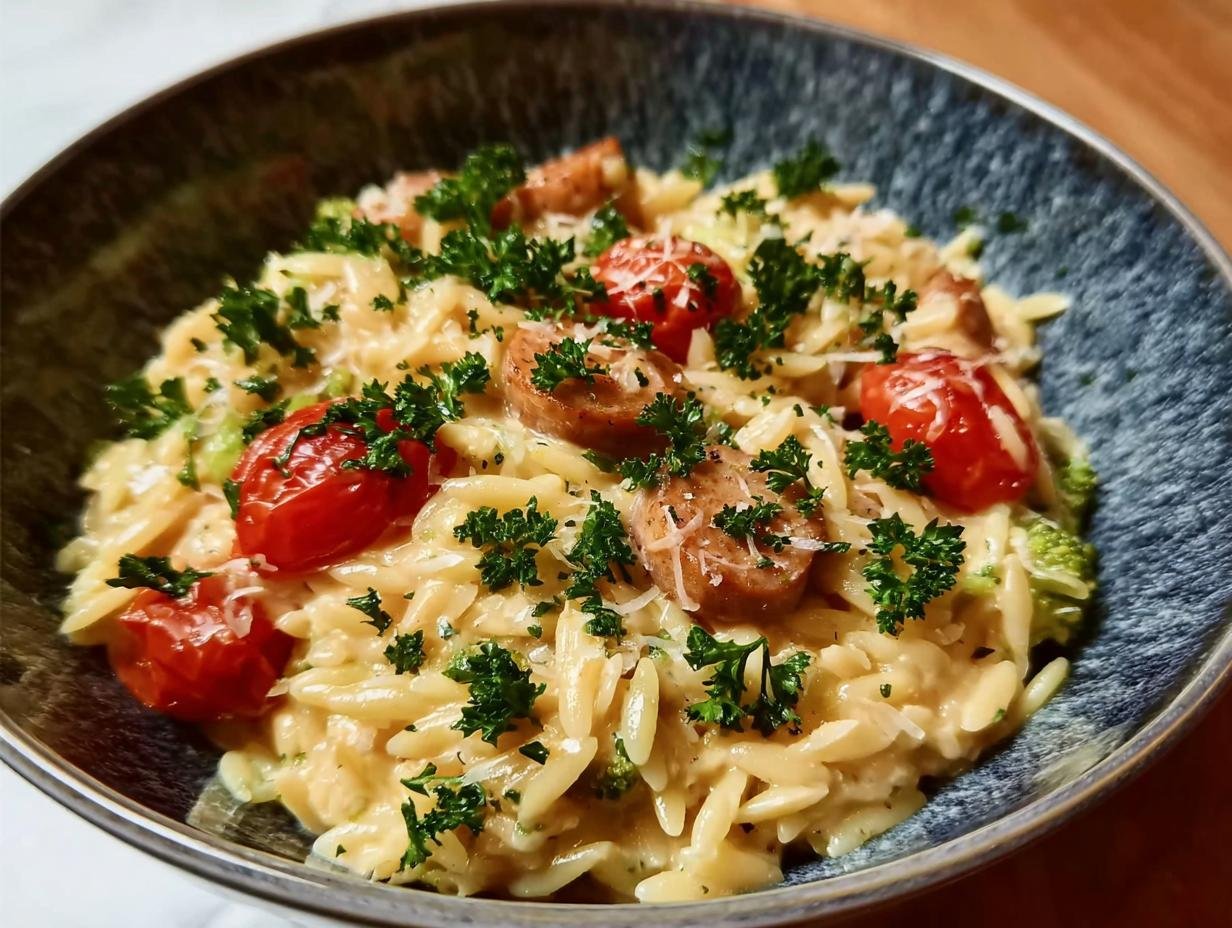 Easy Orzo Dinner: 1 Pan Wonder - Orzo Dinner - additional detail