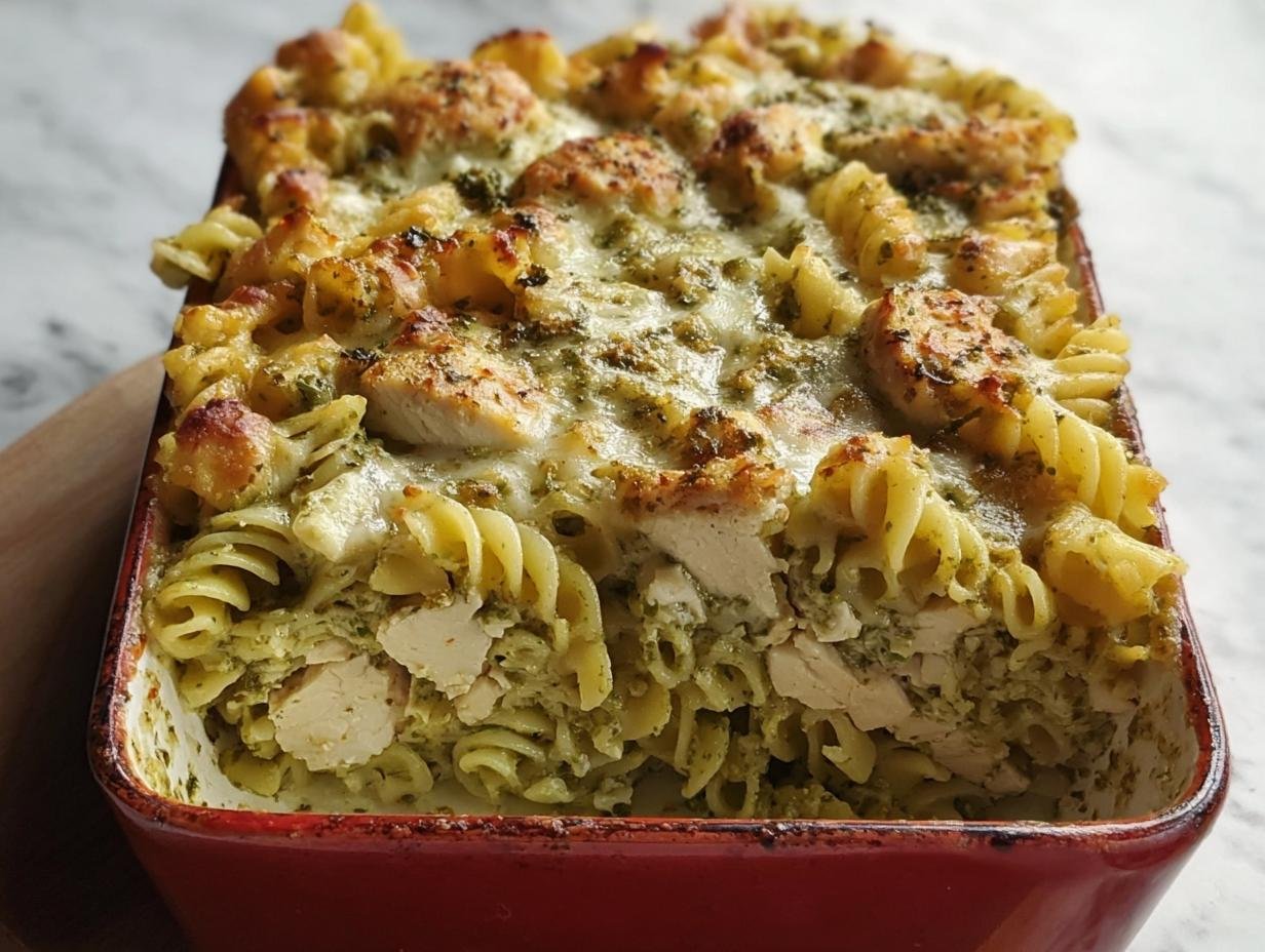 Pesto Chicken Pasta Bake: 1 Amazing Dish - Pesto Chicken Pasta Bake - additional detail