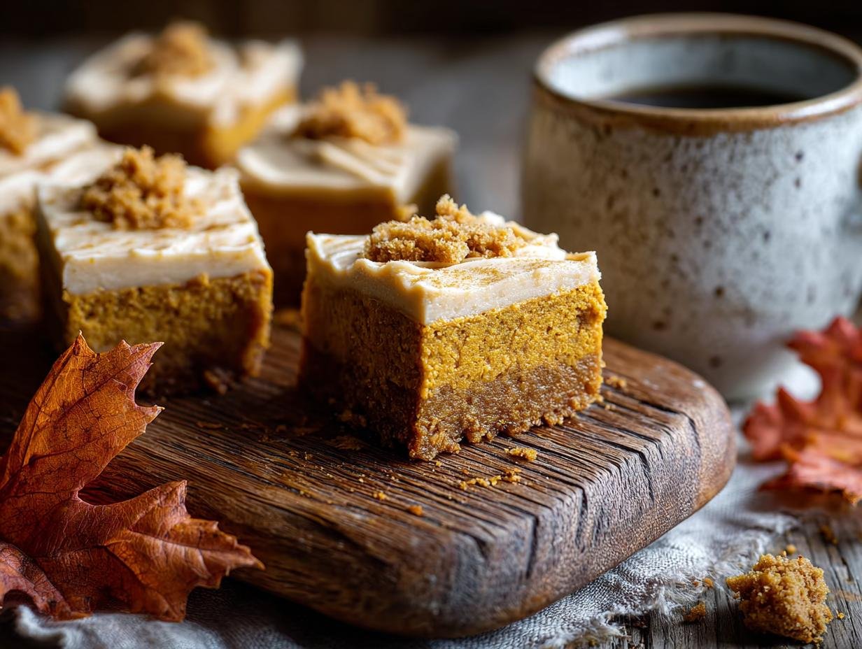 Luscious Pumpkin Bars Cream Cheese Dream - Pumpkin Bars Cream Cheese - additional detail