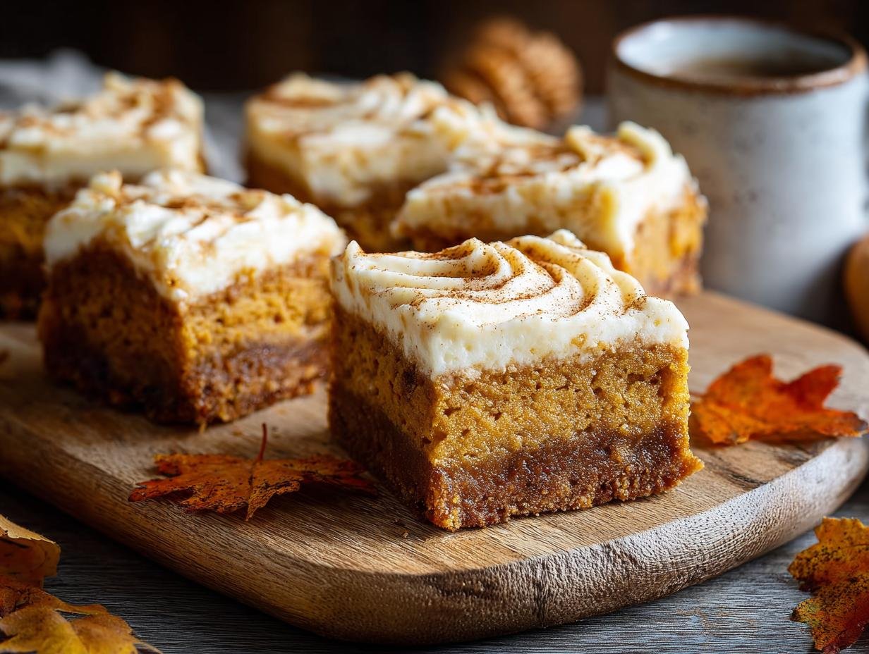 Luscious Pumpkin Bars Cream Cheese Dream - Pumpkin Bars Cream Cheese - additional detail