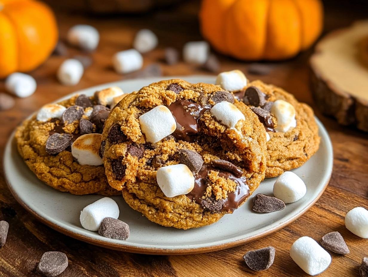 Delectable 10 Pumpkin Smores Cookies Dream - Pumpkin Smores Cookies - main visual representation