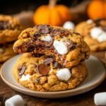 Pumpkin Smores Cookies