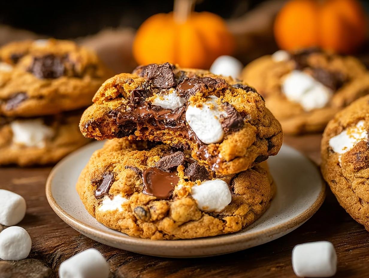 Delectable 10 Pumpkin Smores Cookies Dream