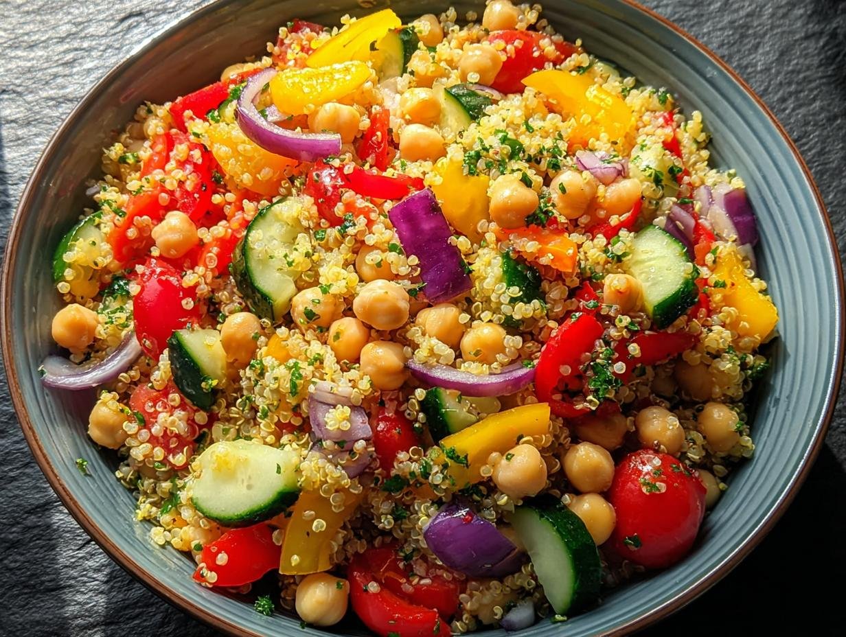 Quinoa Chickpea Rainbow Salad: 5 Amazing Tips - Quinoa Chickpea Rainbow Salad - additional detail