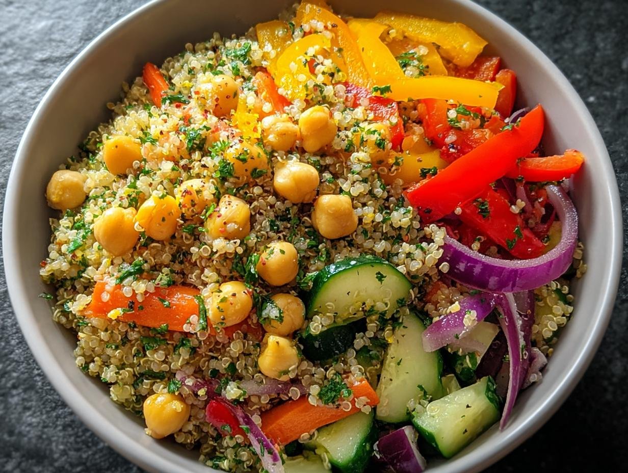 Quinoa Chickpea Rainbow Salad: 5 Amazing Tips - Quinoa Chickpea Rainbow Salad - additional detail