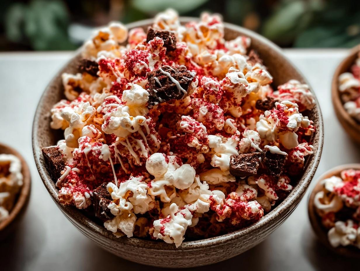 Red Velvet Popcorn: 8 Cups of Pure Bliss - Red Velvet Popcorn - additional detail