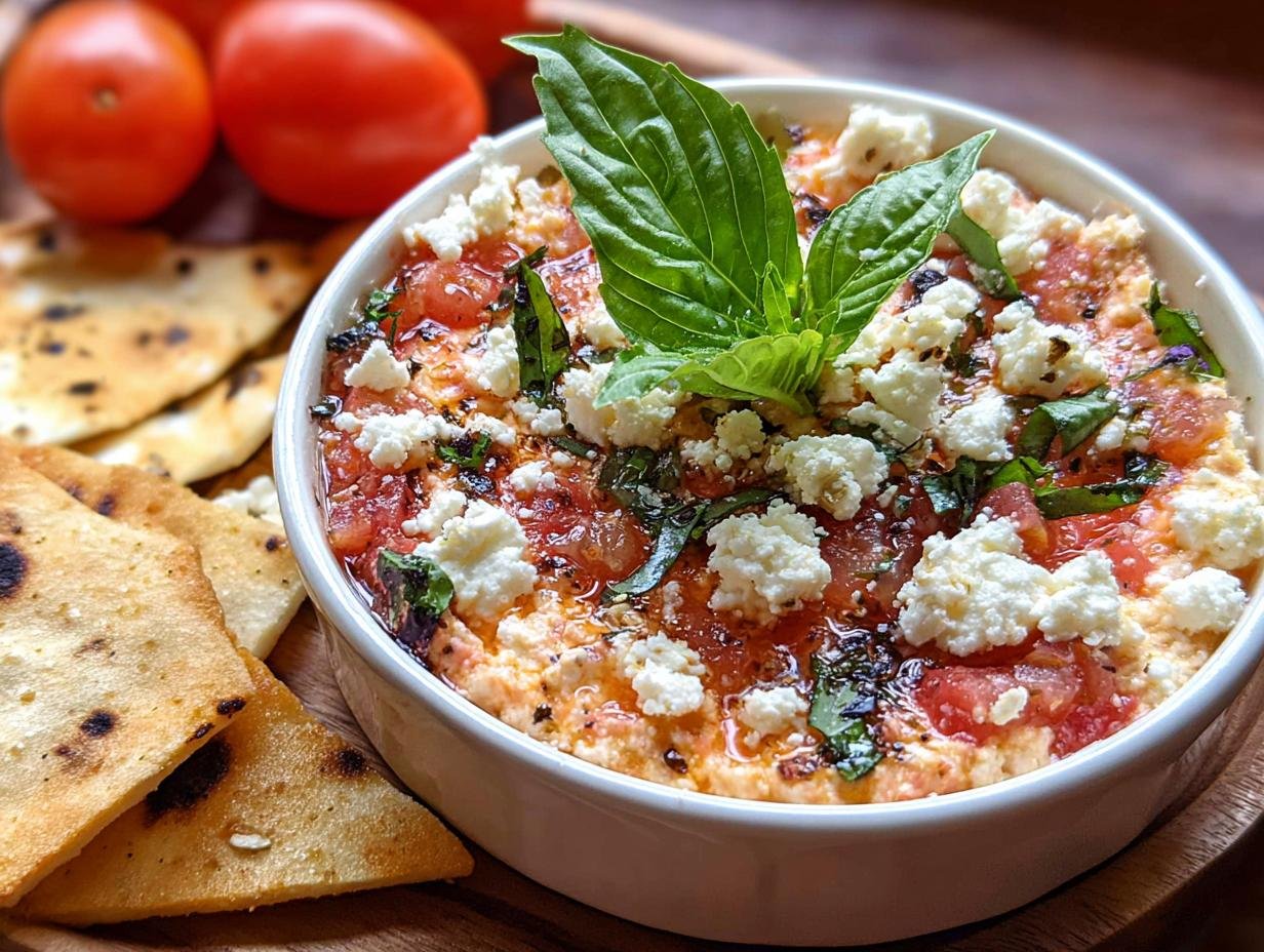 Amazing Red White Basil Dip: 3 Secrets - Red White Basil Dip - additional detail