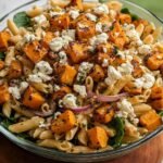 Roasted Pumpkin Feta Pasta