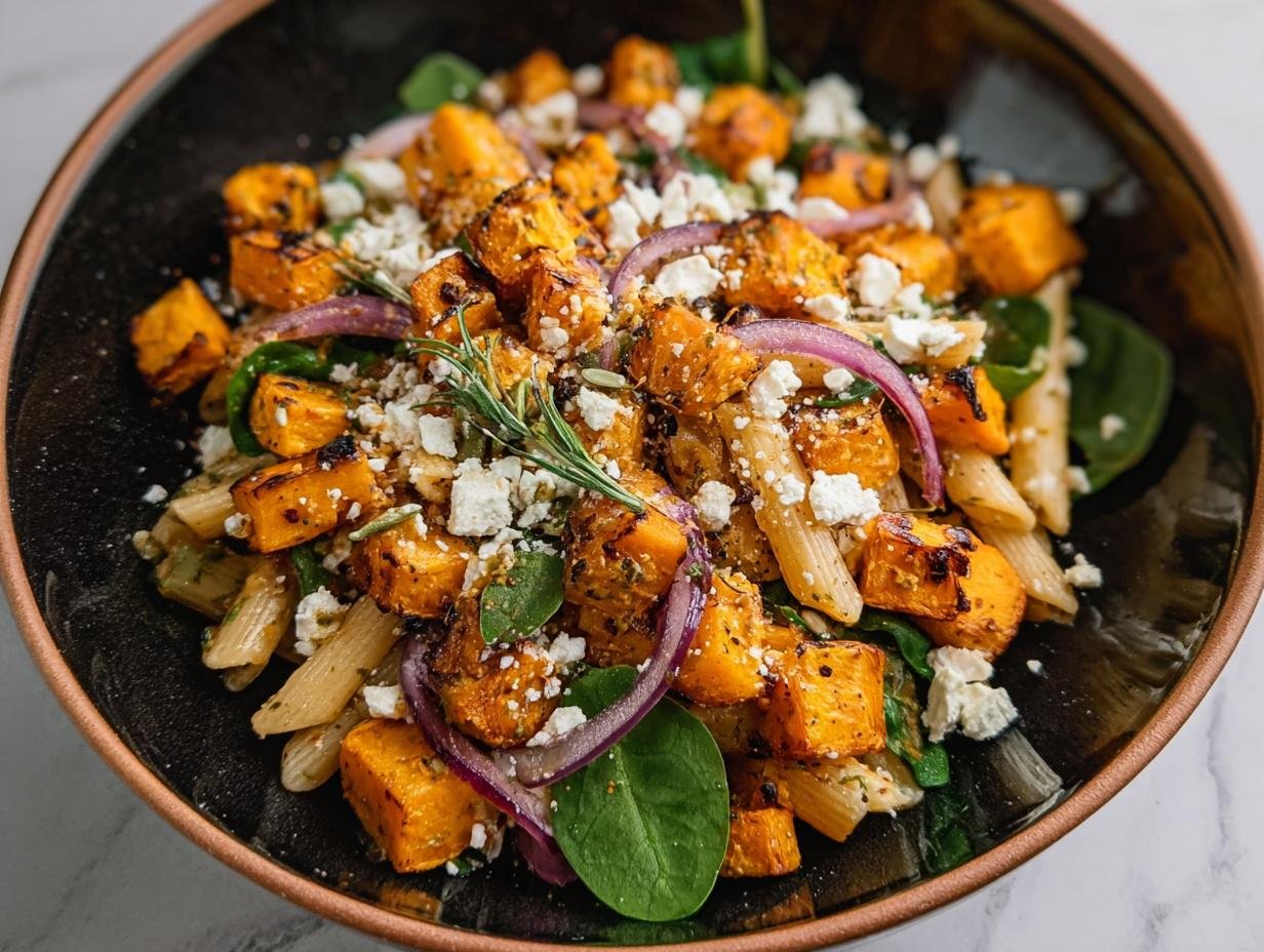Roasted Pumpkin Feta Pasta: 5 Amazing Twists - Roasted Pumpkin Feta Pasta - additional detail