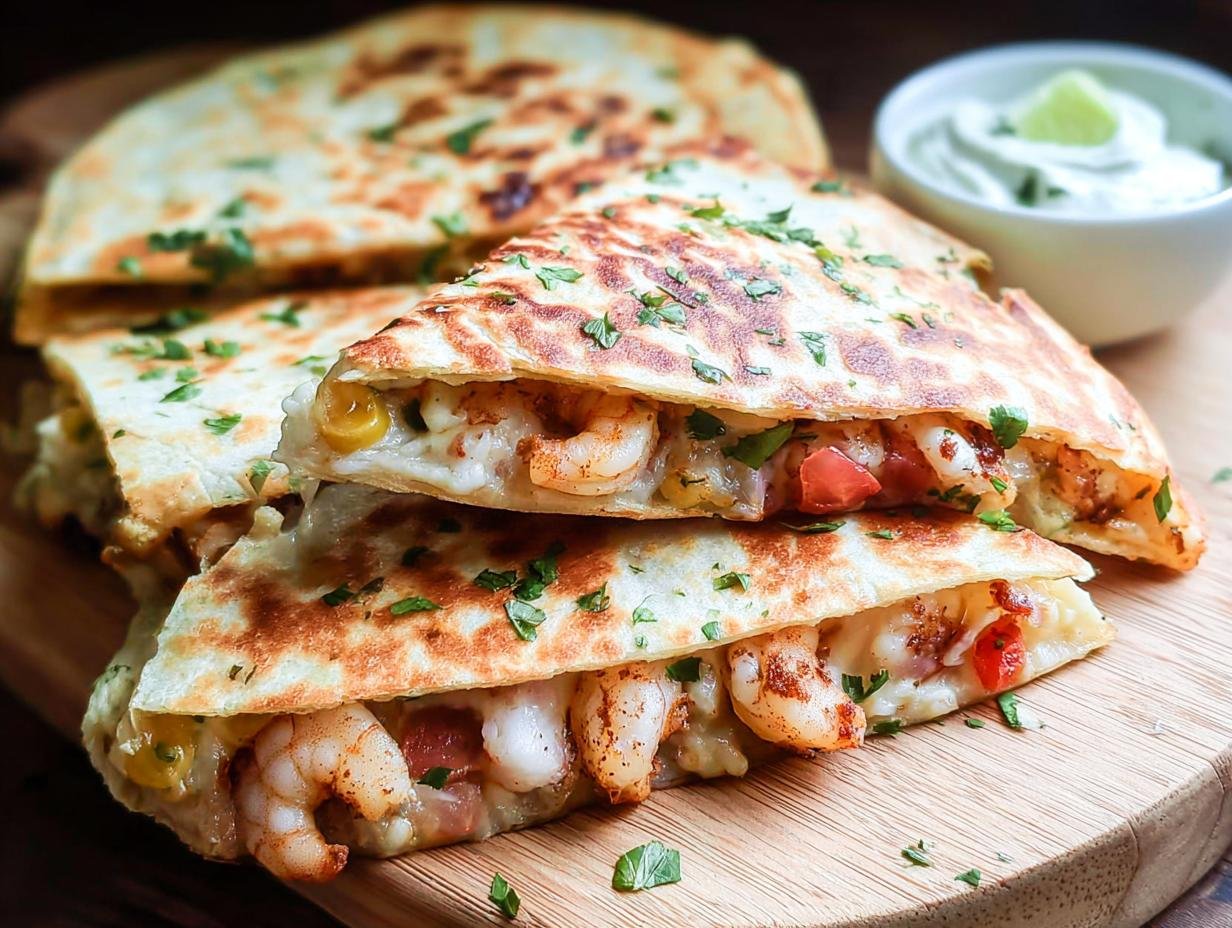 Shrimp Quesadilla: 3 Amazing Cheese Combos - Shrimp Quesadilla - main visual representation