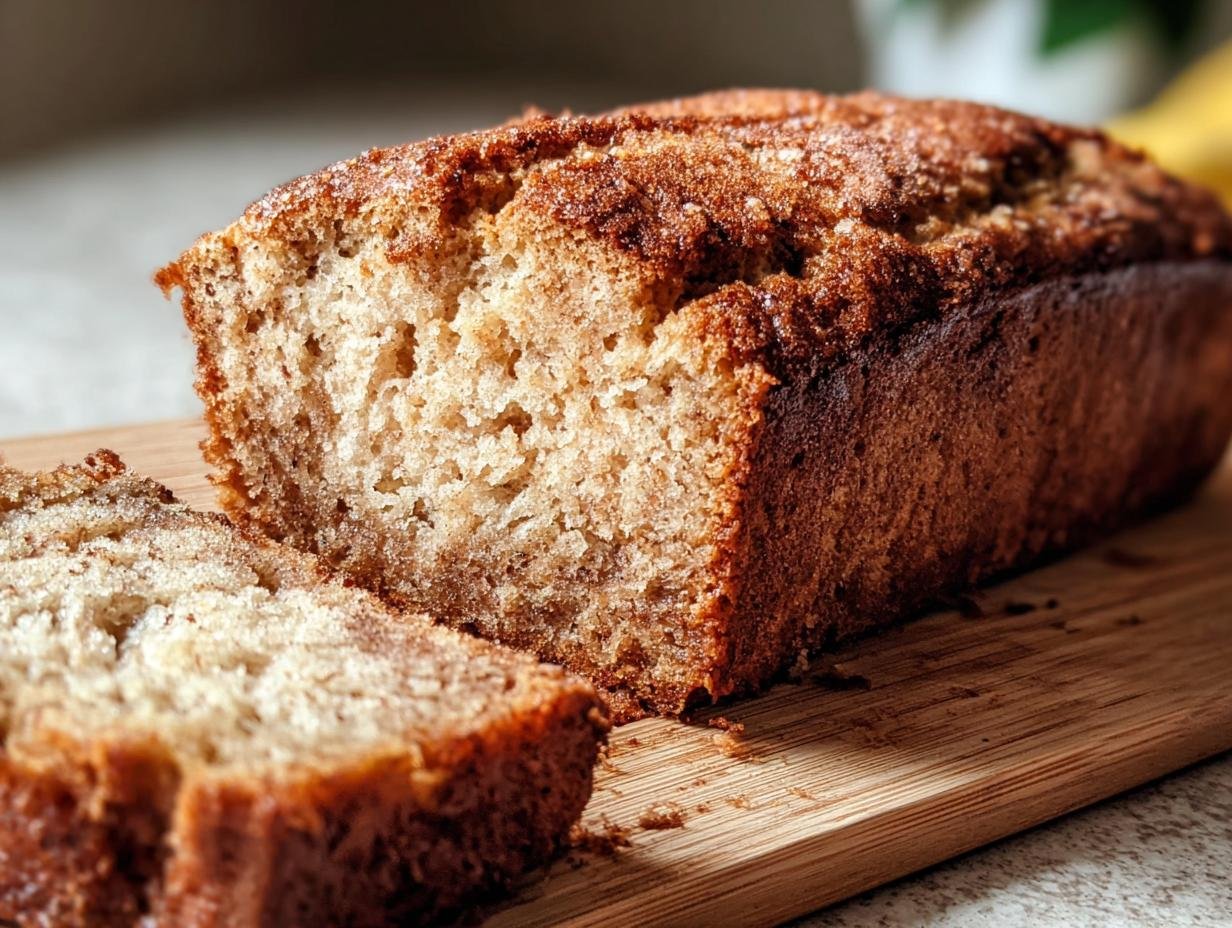 Snickerdoodle Banana Bread: 15 Min Prep