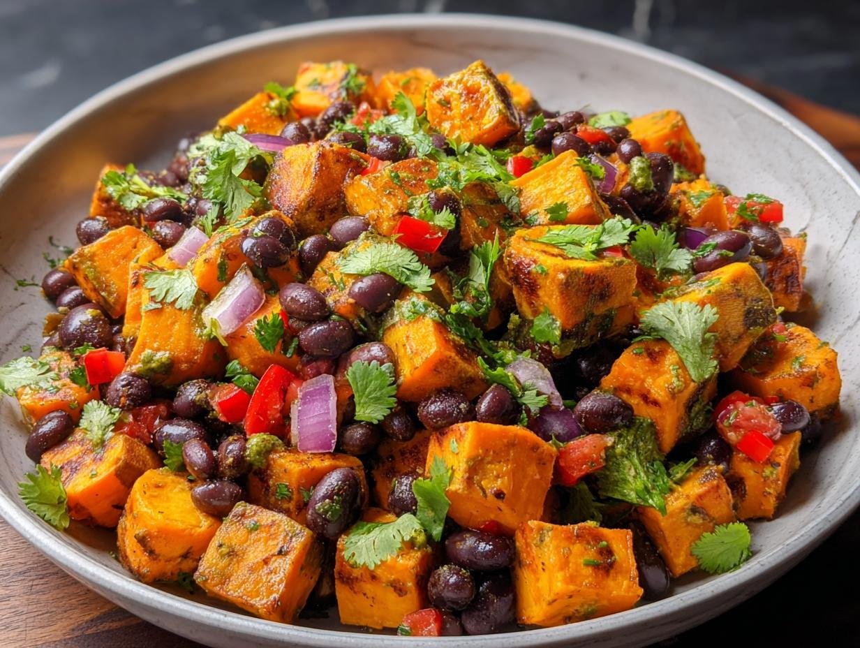 Sweet Potato Black Bean: Amazing 5-star Salad - Sweet Potato Black Bean - additional detail