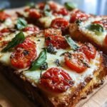 Tomato Basil Garlic Bread